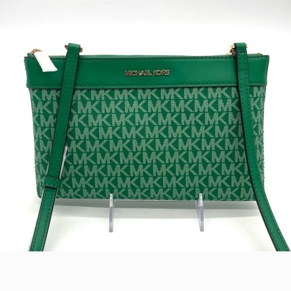 🔹️Michael Kors 🔹️Green Large Charlotte 3 in 1 Convertible Tote Bag ✨️💚 - Picture 8 of 12